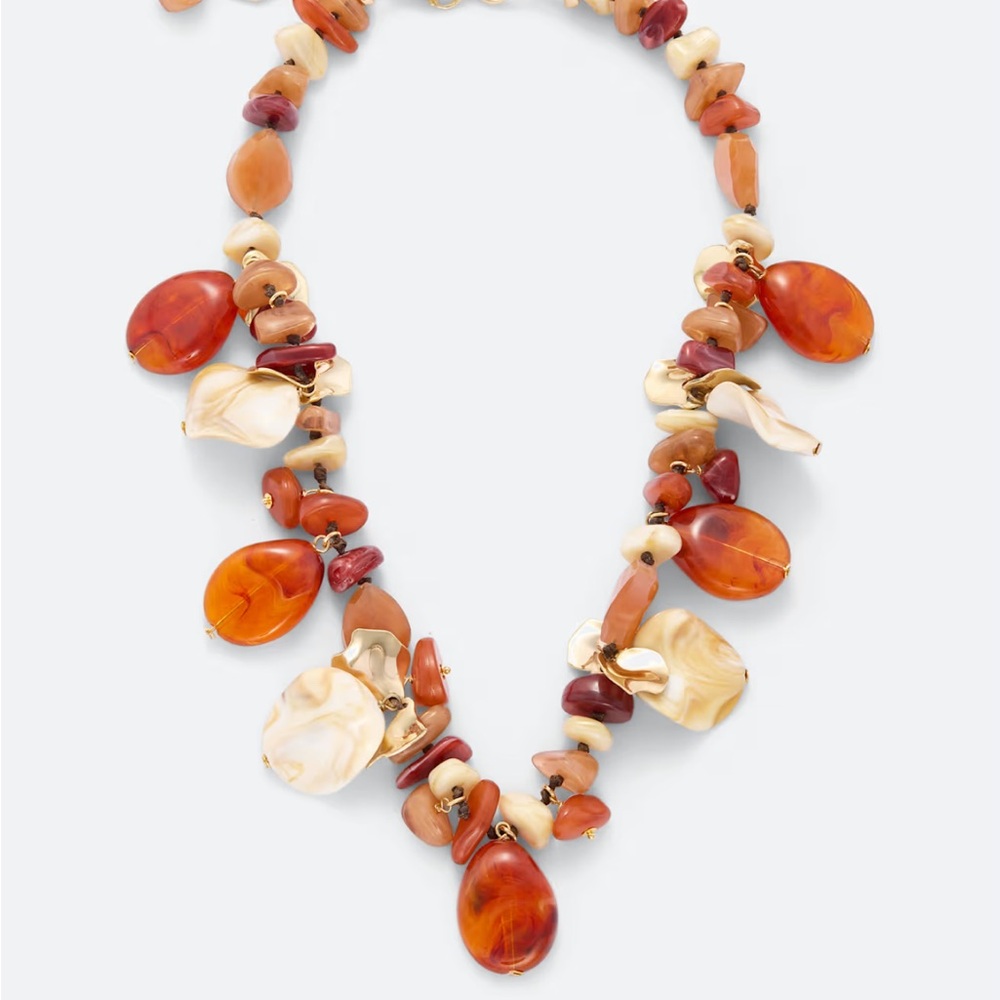 Elegant Multi-Color Beaded Necklace